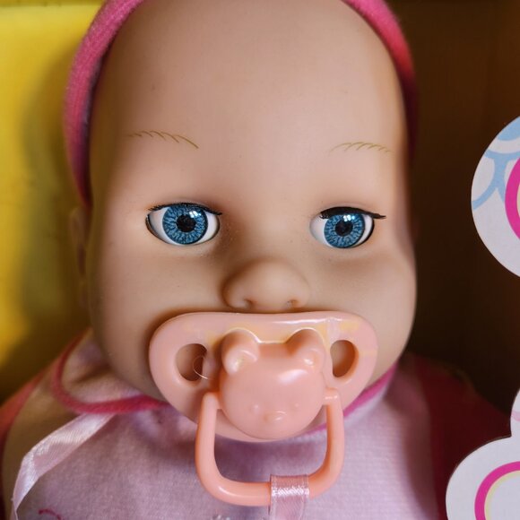 My Darling Baby 2010 Unopened in Original Box Doll Pacifier Frog Pink READ DESC - Picture 2 of 13